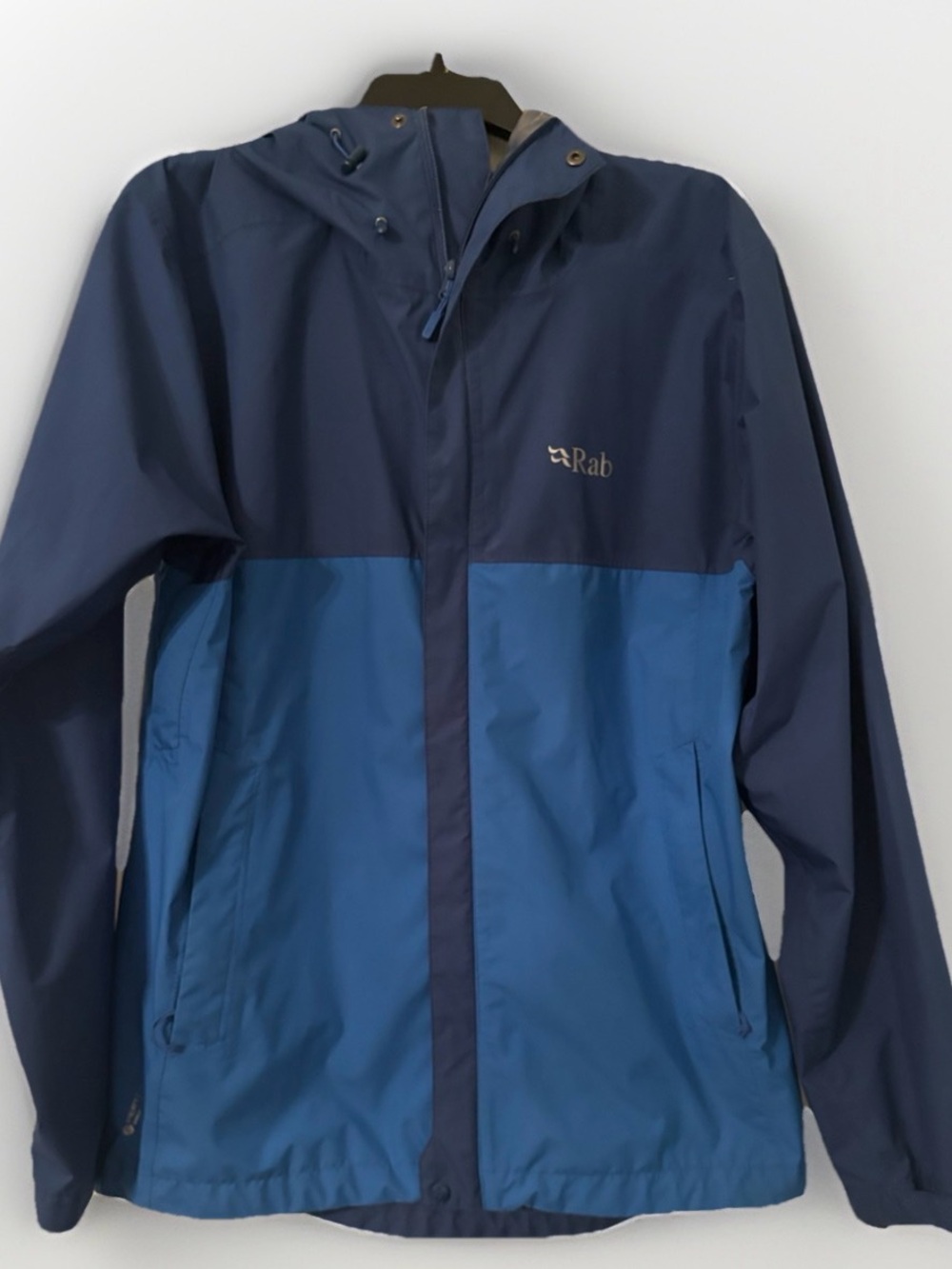 RAB Waterproof Downpour Eco Pertex Shield Lightweight Men’s Jacket-w/Hood-Lg